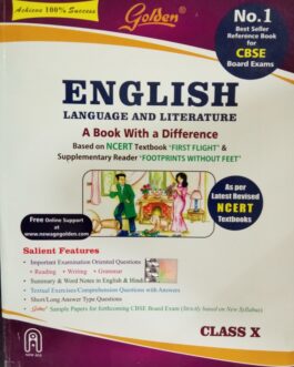 Golden ENGLISH LANGUAGE AND LITERATURE CLASS X